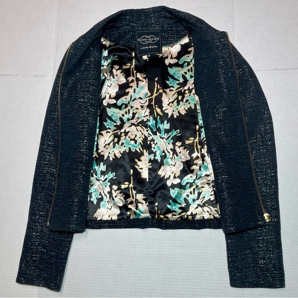 MARY ZAIDE Limited Edition Women’s Jacket Size 38 Black - Picture 1 of 7
